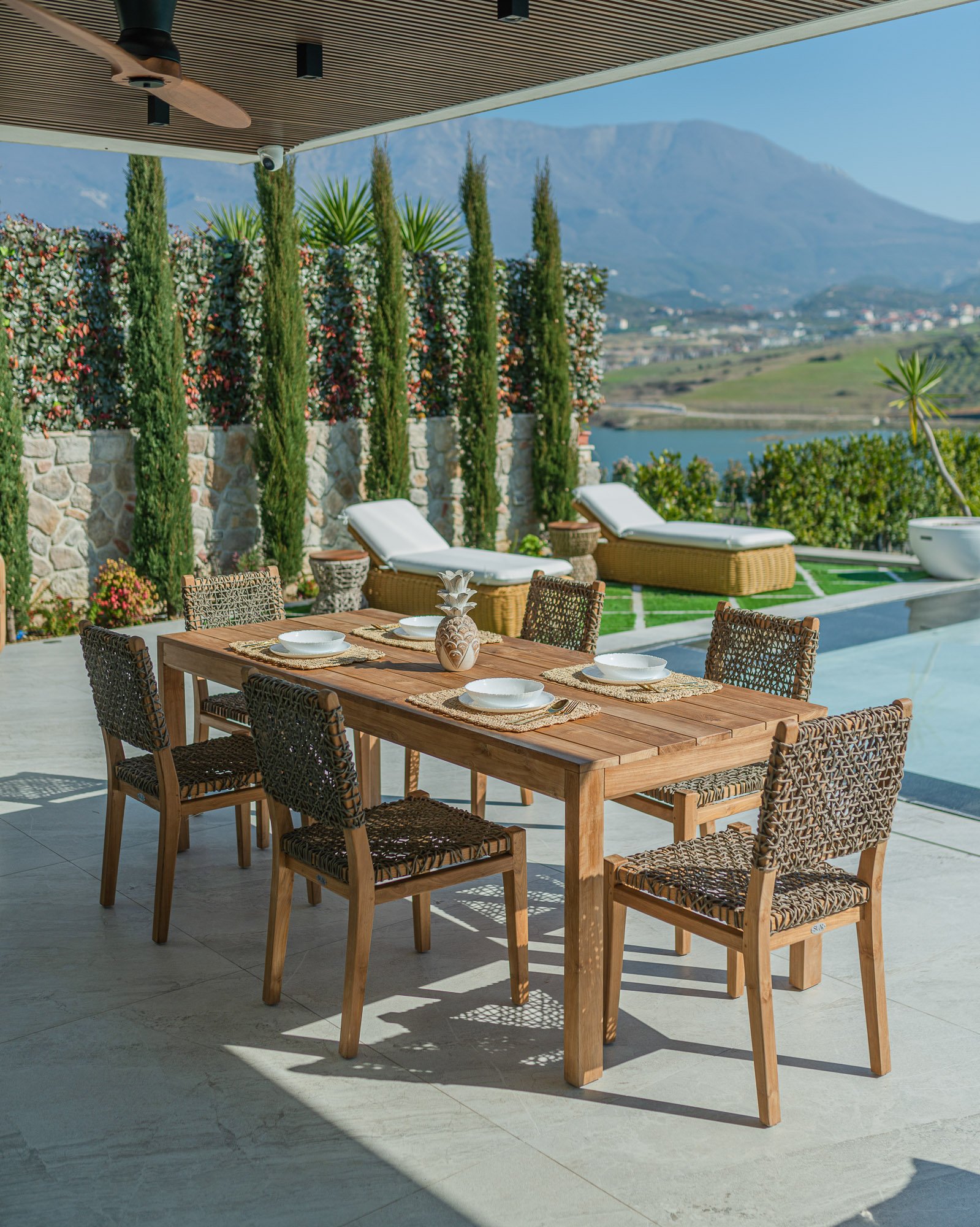 SABATU DINING TABLE & NASH SIDE CHAIR